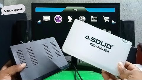 SOLID 6363 NEW d2h working software upgrade and imee DD free dish box software upgrade