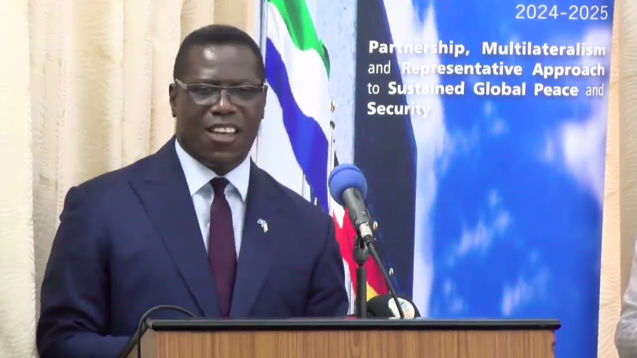 Sierra Leone's Bid For The United Nations Security Council Launched By President Bio