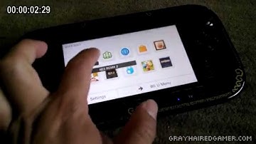 Wii U - Quick Start Menu - In-game in 32 seconds (with timer)