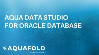 Aqua Data Studio for Oracle Database
