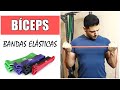 9 EJERCICIOS DE BÍCEPS CON BANDAS ELÁSTICAS