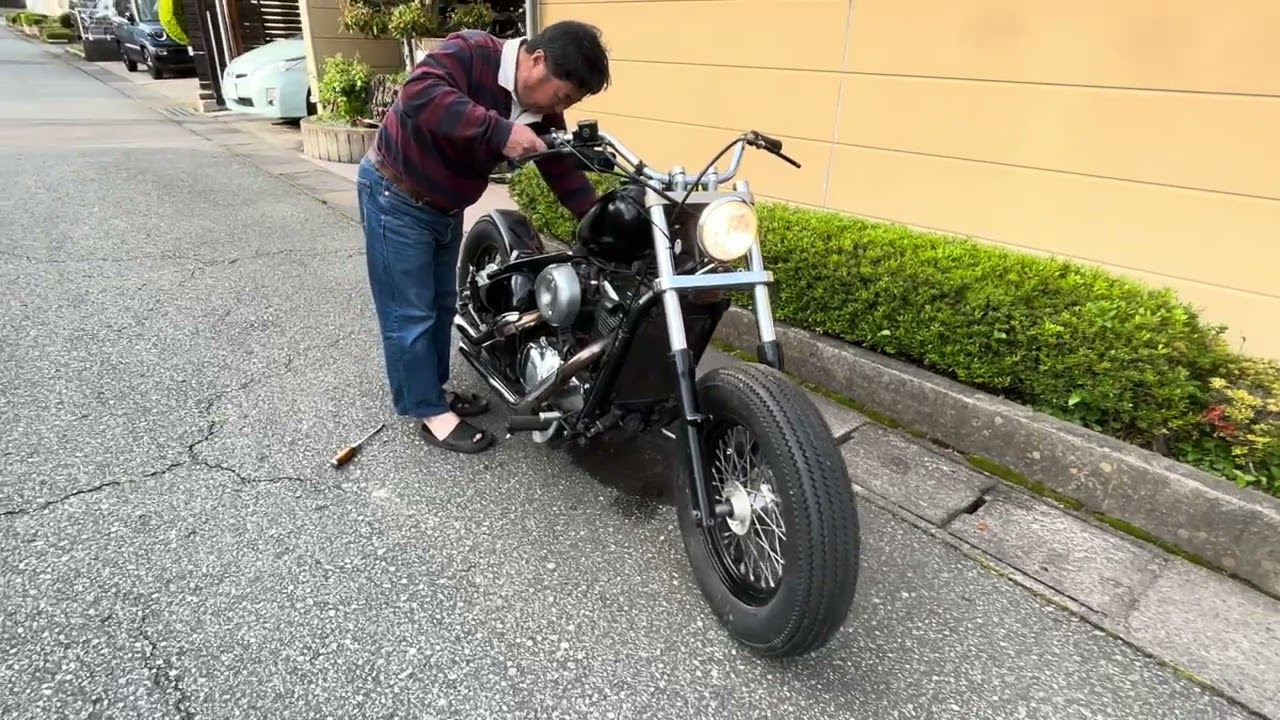 カワサキ バルカン400クラシック VN400A|エンジン始動確認|長野市 カワサキ バルカン400クラシック VN400A|エンジン始動確認|長野市
