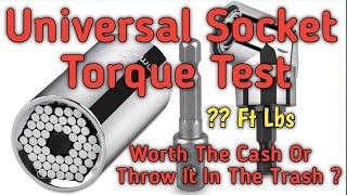 Amazon's Universal Socket Torque Test: Worth the Cash or Throw It in the Trash?