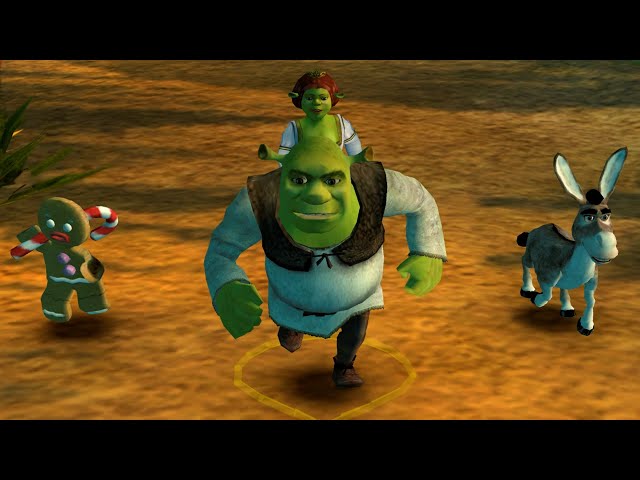 SHREK 2 (PS2/GAMECUBE/XBOX) #6 - Gameplay vs. Gato de Botas! (Legendado em  PT-BR) 