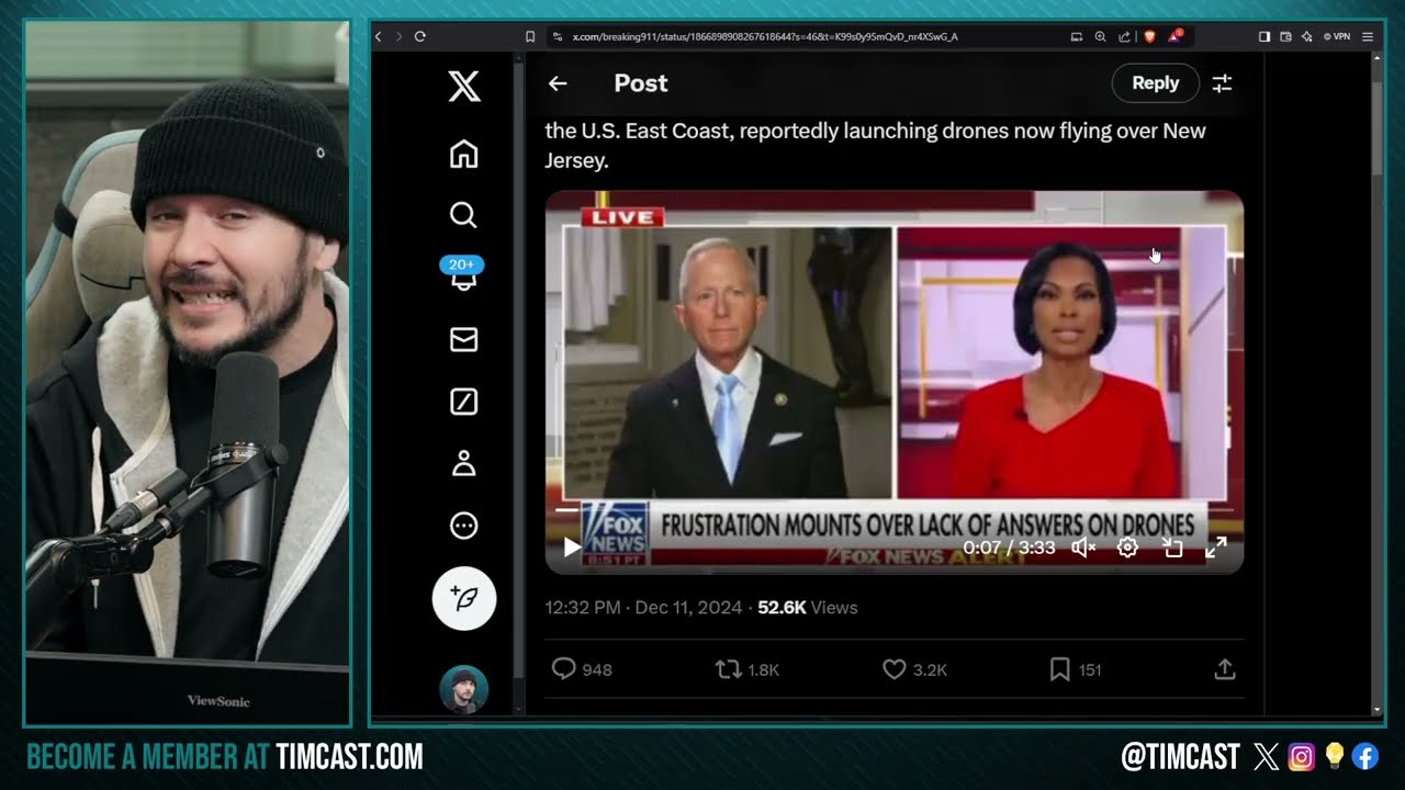 Mystery Drones ARE FROM IRAN Claims Congressman, Drones AS BIG AS SUVS PLAGUE NJ