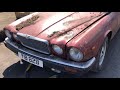 1989 Jaguar XJ12 barn find project - before and after washing