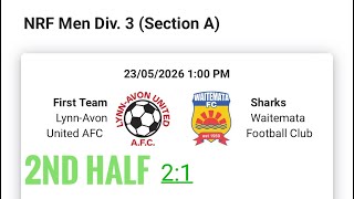 R6. Lynn-Avon United AFC vs Waitemata FC 2nd half