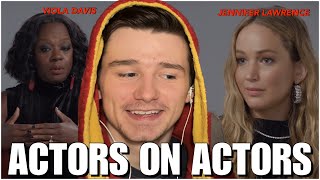 Actors on Actors | Viola Davis \& Jennifer Lawrence | Reaction \/ Discussion!