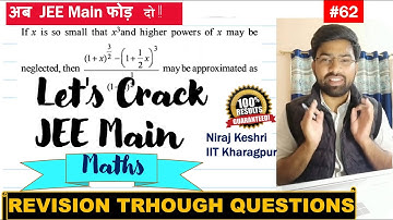 #62 | JEE Main Revision Series | Binomial Theorem | Niraj Keshri | JEE Main | Best Material