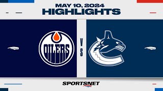 NHL Game 2 Highlights | Oilers vs. Canucks - May 10, 2024 screenshot 4