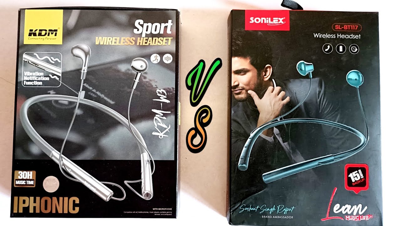 KDM Bluetooth Earphone Vs soniLex Bluetooth Earphone Comparison Mobi