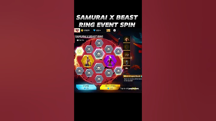SAMURAI X BEAST RING EVENT FREE FIRE | ZOMBIE SAMURAI BUNDLE RETURN EVENT SPIN | FREE FIRE NEW EVENT