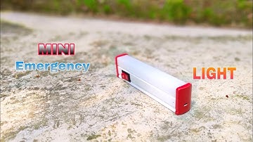 How To Make Mini Rechargeable Led Tube Light At Home || DIY Emergency light