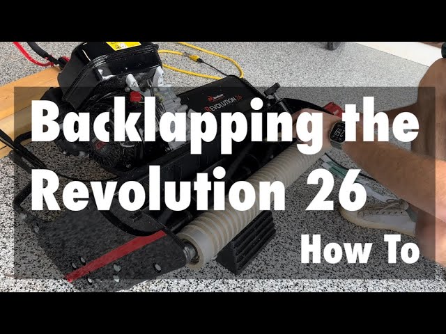 How to Backlap and Sharpen your Revolution 26 - Easy! 