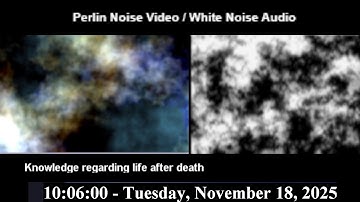 LIVE Paranormal Experiment Stream: Perlin Noise Video & Live Filtered Experiment Audio