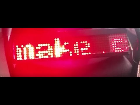 Scrolling text on