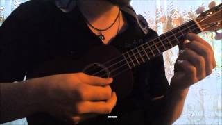 Video thumbnail of "Nightwish - While Your Lips Are Still Red On Ukulele - Tutorial"