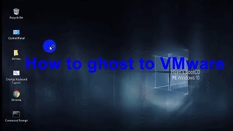 Hướng dẫn cài máy ảo vmware 10 bang file ghost