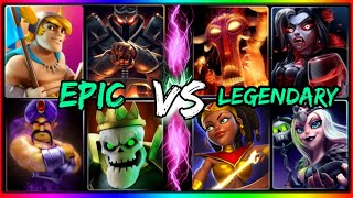 Epic Vs Legendary! - Which is Better And Most Powerful - Castle Crush