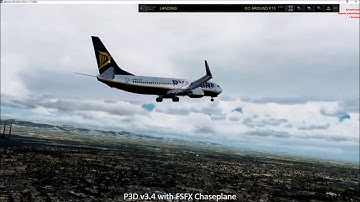 FSFX Chaseplane Cinematic Landing At Dublin