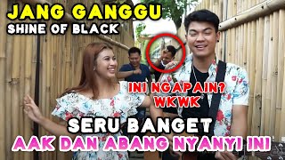 JANG GANGGU - SHINE OF BLACK (LIRIK) COVER BY NABILA MAHARANI FT TRI SUAKA