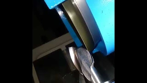 End mill grinding on tool and cutter grinding machine