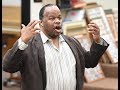 Opera singer Lester Lynch works with students at McKinley High School.