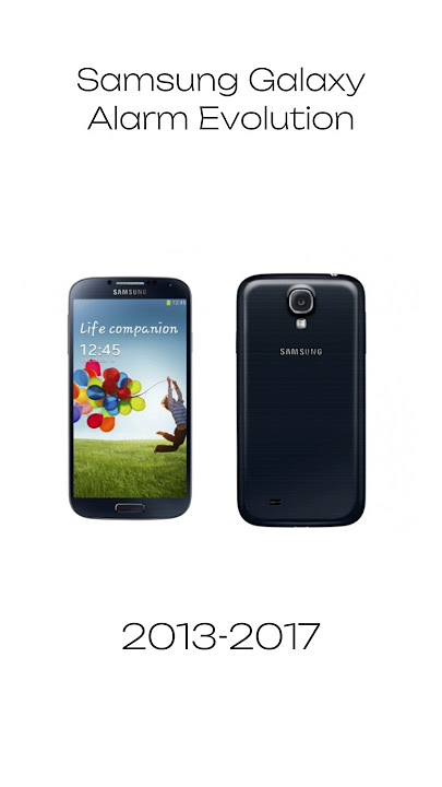 Samsung Galaxy Alarm Evolution #android #phones #evolution #samsung #nostalgic #galaxy