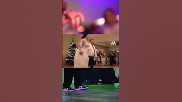 When the father daughter dance sets the standard for a hype dance floor ♡ #pawedding #wedding