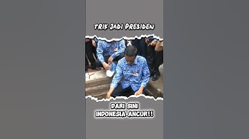 TRIK JADI PRESIDEN #jokowi #prabowo #gibran #trending #viral #youtubeshorts #shorts
