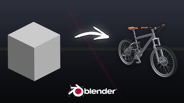 Create a Bicycle in Blender in 2 Minutes!