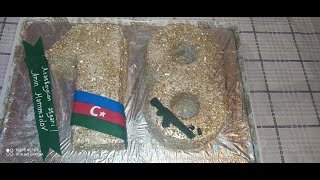 Reqemli Meyveli Tort Hazirlanmasi