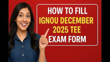 Complete Guide: IGNOU Dec 2025 TEE Exam Form Submission” #ignou