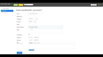 Maxpanda Tutorials - Tenant Work Requested