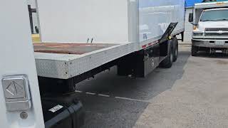 2001 International 4900 Tandem Axle 6FT Flatbed 26FT Dry Van
