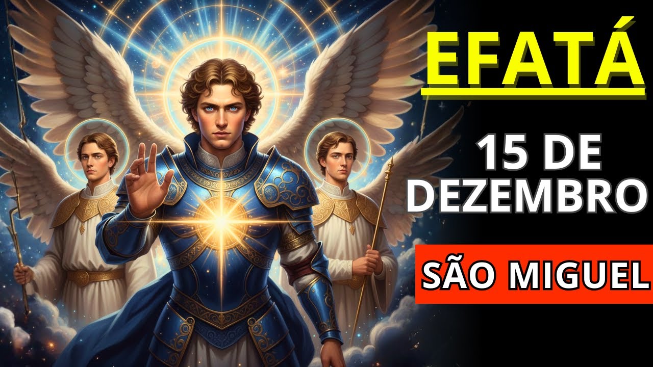 EFATÁ de São Miguel, São Rafael e São Gabriel✨para Milagre Financeiro, Cura e Proteção. Reze Comigo!