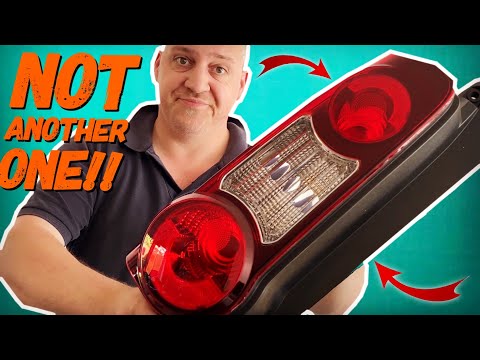 How to replace a PEUGEOT partner rear light & bulbs 😃🔧