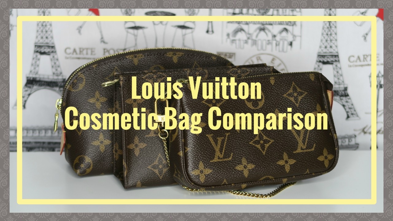 Louis Vuitton Comparison Cosmetic Pouch Mini Pochette Toiletry 15