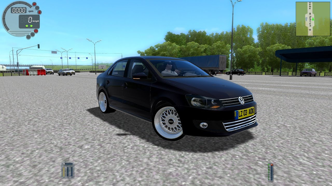 City car driving volkswagen City car driving volkswagen