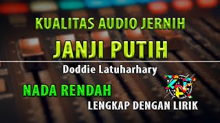 Janji Putih - KARAOKE Nada Rendah ( Lirik )