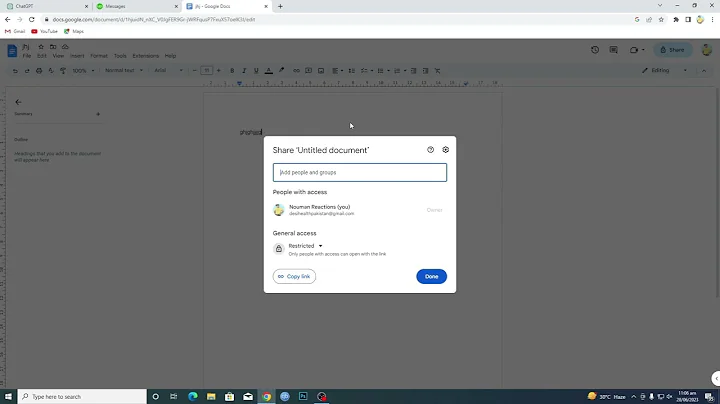 How To Collaborate With Others in Google Docs Document