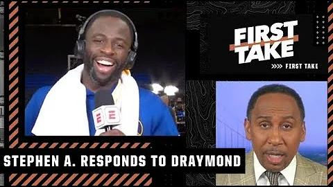 Stephen A. responds to Draymond Green saying he acts like the ‘new media’ sometimes | First Take
