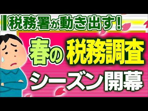 【警告】春の税務調査､狙われる●●！まさかの税理士依頼が裏目に…⁉【個人事業主･ﾌﾘｰﾗﾝｽ･中小企業･副業/所得･法人/流れ･いつ･注意･追徴課税/発生主義･粉飾決算/AI/わかりやすく/令和7年】