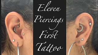 All about MY PIERCINGS and MY FIRST TATTOO Experience