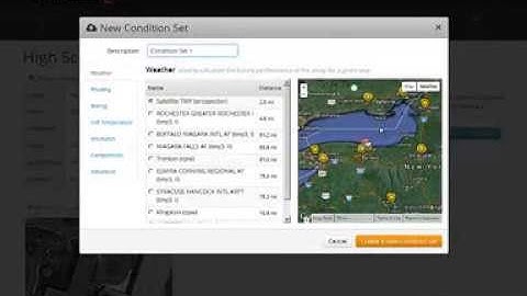 Create Condition Set in HelioScope