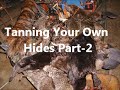 Tanning You Own Hides Part -2