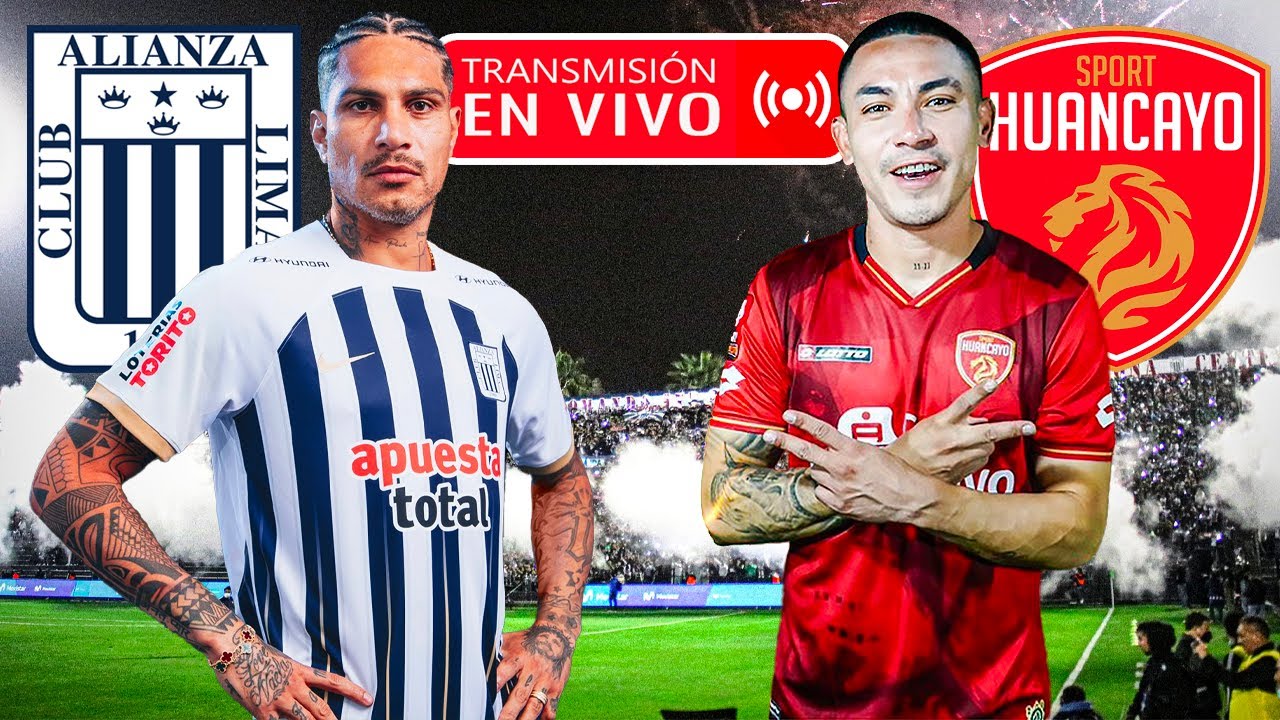 ALIANZA LIMA vs SPORT HUANCAYO 🔴 EN VIVO por la fecha 15 del Torneo ...