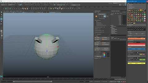 Maya Poly Tool R&D -  local select half and mirror half