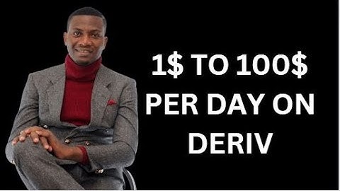 How To Make 1$ TO 100$ PER DAY ON DERIV  Smarttrader Super Strategy