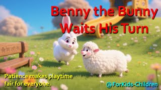 Benny the Bunny Waits His Turn | Learn About Patience and Fairness